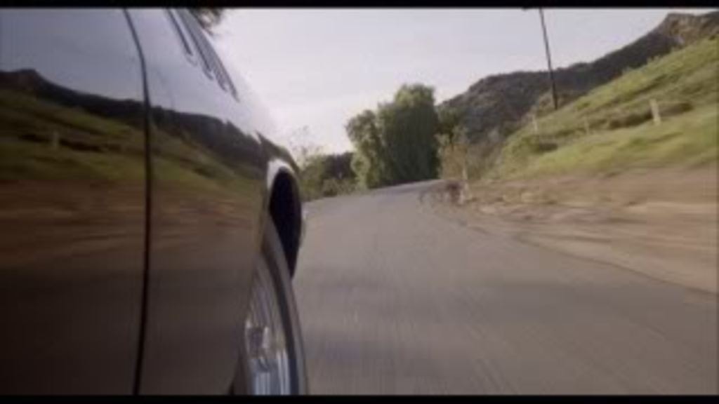 Phantasm Cuda down Kanan Road — canyon location, production driving shot