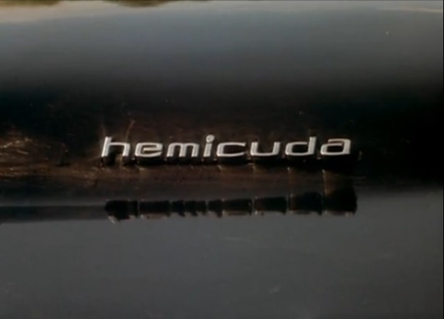 Cuda rallye bulge hood P2 Movie car.