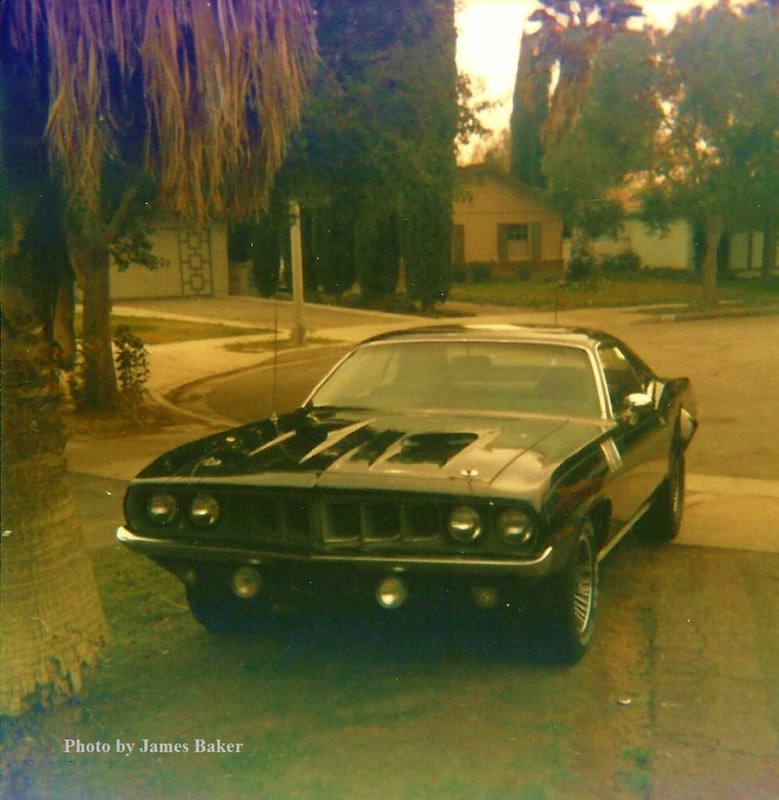 James Baker last known registered owner of the 1971 Phantasm original movie car. Vector wheels replace the classic Keystone Cragar's.