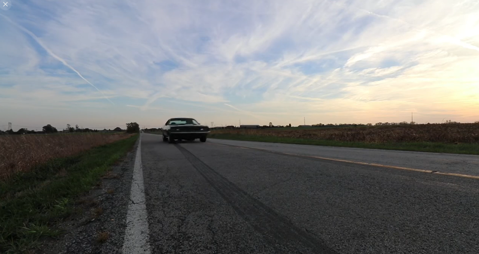 The tribute 'Cuda in motion — Kanan Road spirit lives on.